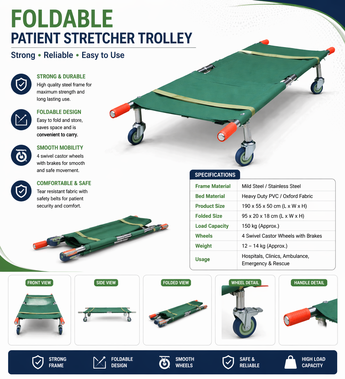 Stretcher wheel system