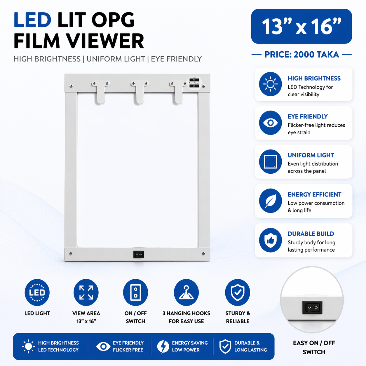 OPG view box ( 13/16 inch )