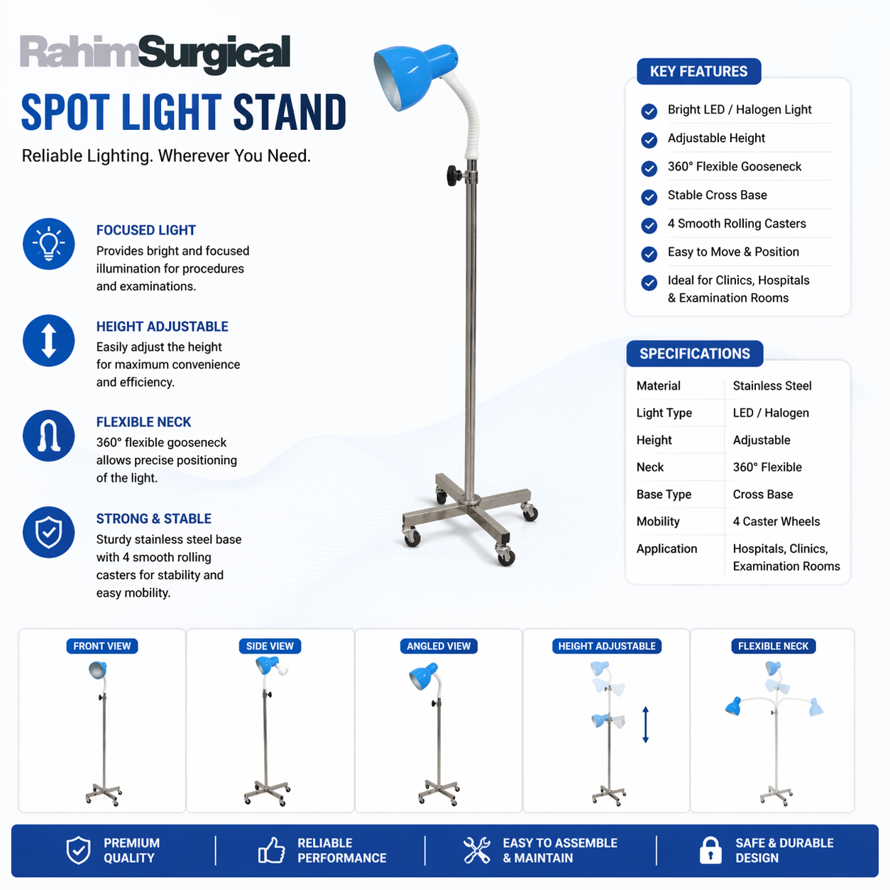 Spot light stand